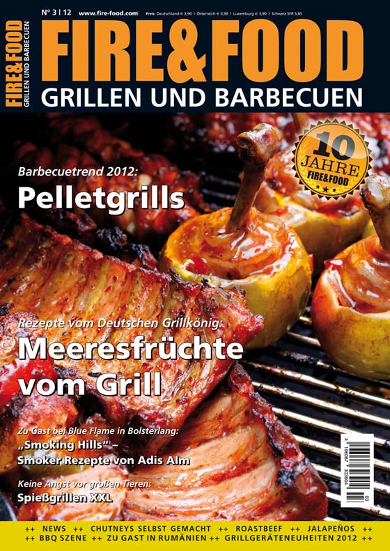1. Allgäuer GRILL & BBQ Akademie und Grillmeister Adi in der neuesten Ausgabe von Fire&Food