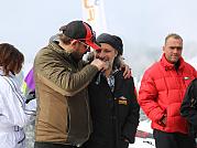 Snowbeque 2013 -  Elmar Fetscher (Chef von FIRE&FOOD) im Gespr�ch mit Deutschlands f�hrendem Wintergrill Experten Adi Blanz